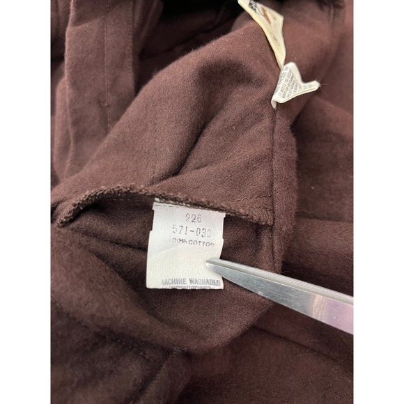 Duxback Flannel Shirt Mens Size Medium Brown Button Up Long Sleeves Outdoors - Picture 7 of 11